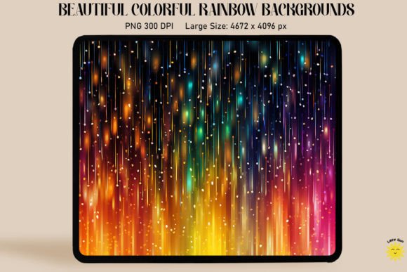 Download Colorful Rainbow Rain Backgrounds - Background Collection