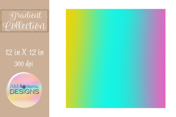 Download Rainbow Bright Ombre Gradient Background - Background Collection