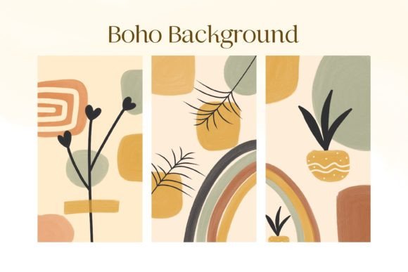 Download Bohemian Art Background Set - Background Collection
