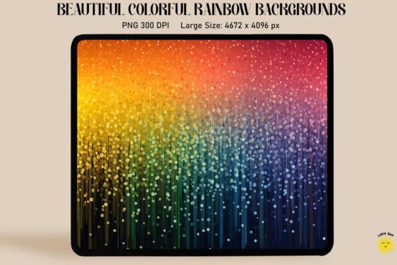 Download Colorful Rainbow Rain Backgrounds - Background Collection