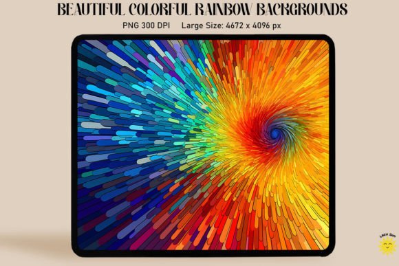 Download Colorful Rainbow Burst Backgrounds - Background Collection
