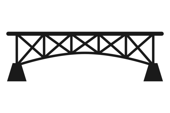 Download Black Bridge Shape Silhouette. Urban Con - Shape silhouette Collection